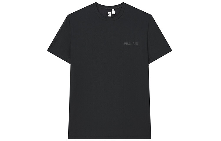 Футболка мужская легкая черная Fila, черный 
Футболка мужская легкая черная Fila, черный