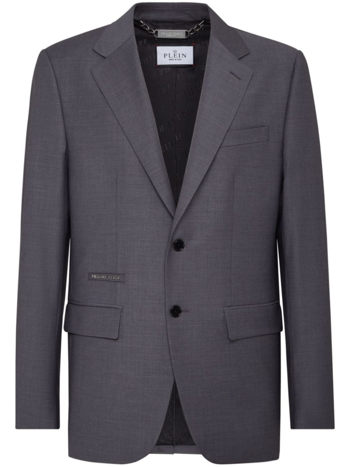 Шерстяной блейзер Philipp Plein, серый
Шерстяной блейзер Philipp Plein, серый