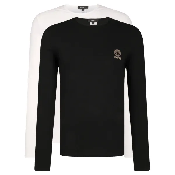 Набор из двух комплектов с длинными рукавами стандартной посадки Versace, черный
Набор из двух комплектов с длинными рукавами стандартной посадки Versace, черный