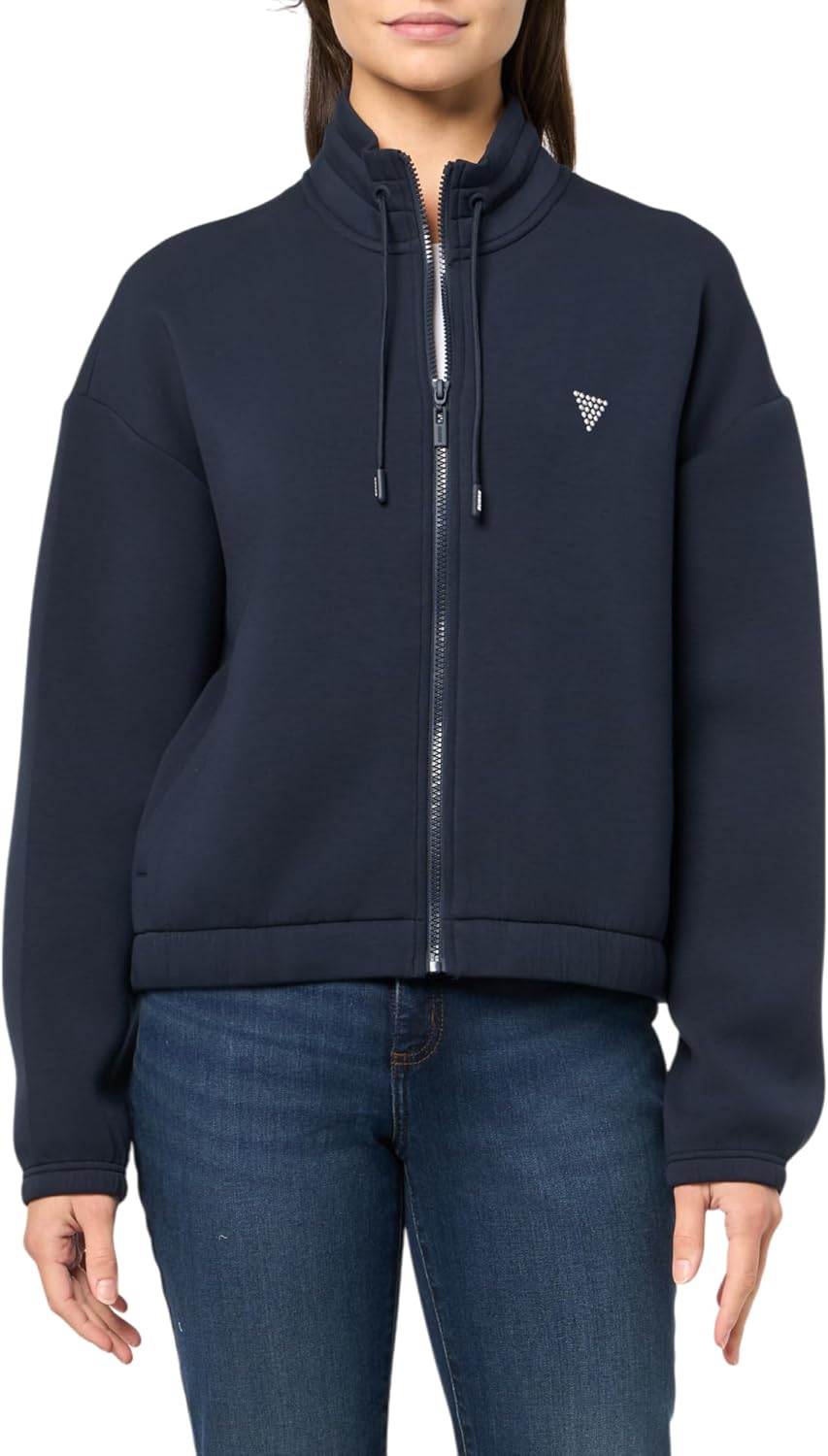 GUESS Женский свитшот Cecilia Scuba Zip, Daring Ocean
GUESS Женский свитшот Cecilia Scuba Zip, Daring Ocean