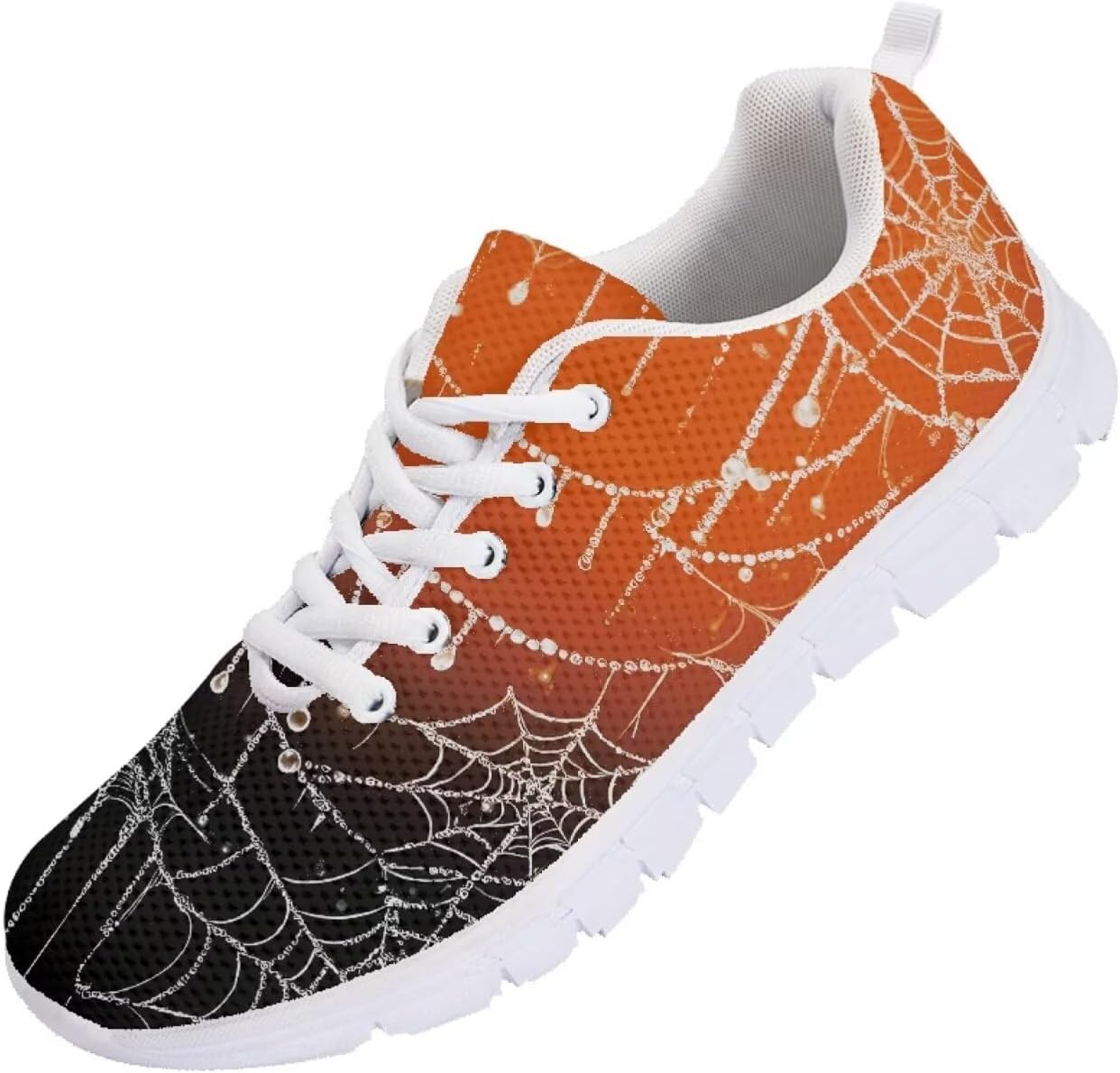 Кроссовки Forchrinse для мужчин и женщин, Хэллоуин, легкие спортивные с шнуровкой, Halloween Spider Web Print
Кроссовки Forchrinse для мужчин и женщин, Хэллоуин, легкие спортивные с шнуровкой, Halloween Spider Web Print