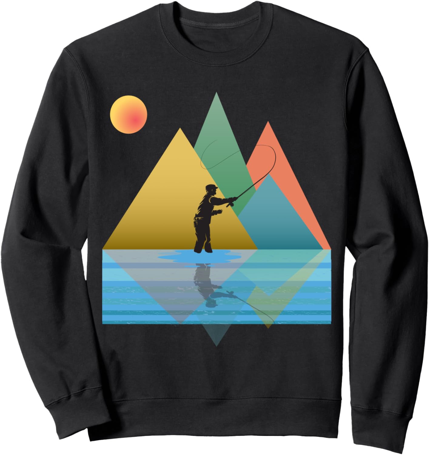 Рыбалка, рыбак, горы, ретро-поп-арт толстовка Mountain Retro Designs, черный
Рыбалка, рыбак, горы, ретро-поп-арт толстовка Mountain Retro Designs, черный