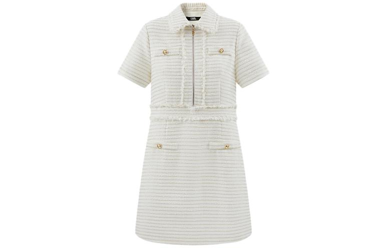 KARL LAGERFELD Женское платье с коротким рукавом KARL LAGERFELD / Karl Lagerfeld Jeans, белое
KARL LAGERFELD Женское платье с коротким рукавом KARL LAGERFELD / Karl Lagerfeld Jeans, белое