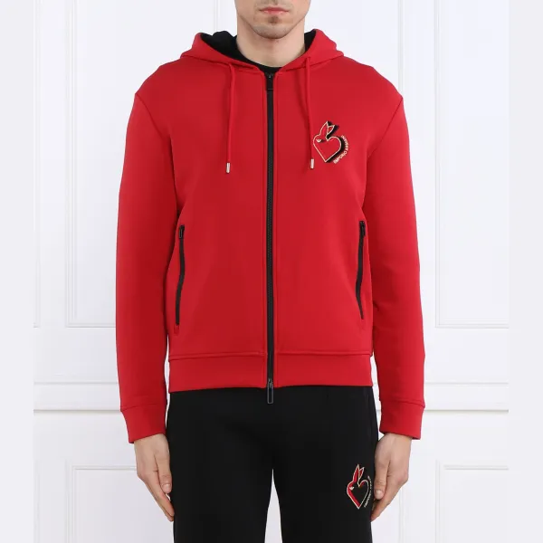 Толстовка обычного кроя Emporio Armani, красный 
Толстовка обычного кроя Emporio Armani, красный