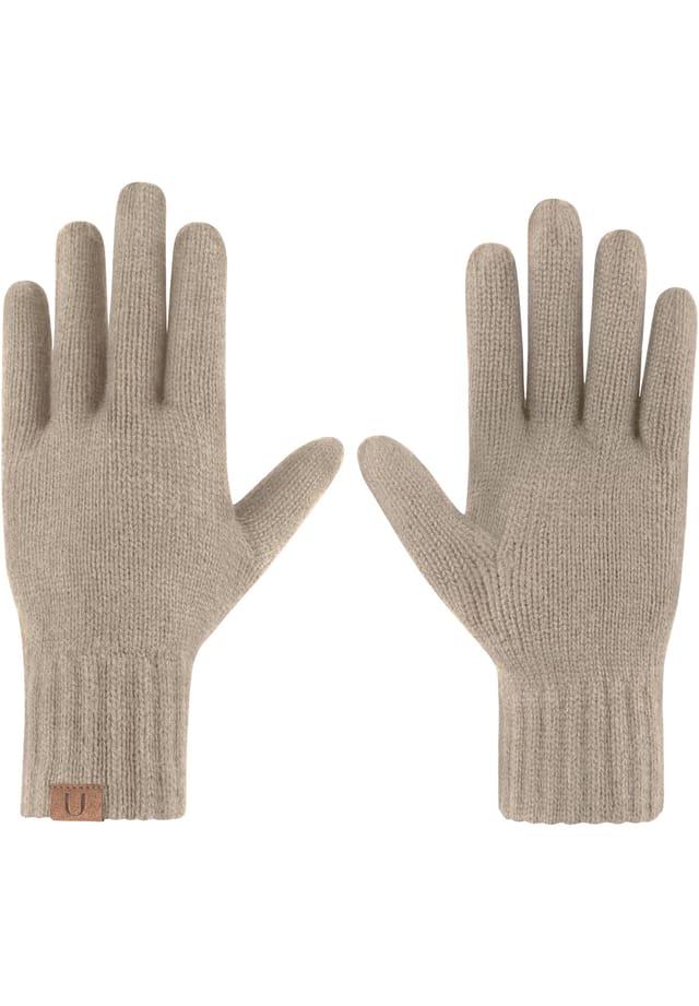 Перчатки из шерсти мериноса гладкая вязка Normani, бежевый
Перчатки из шерсти мериноса гладкая вязка Normani, бежевый
