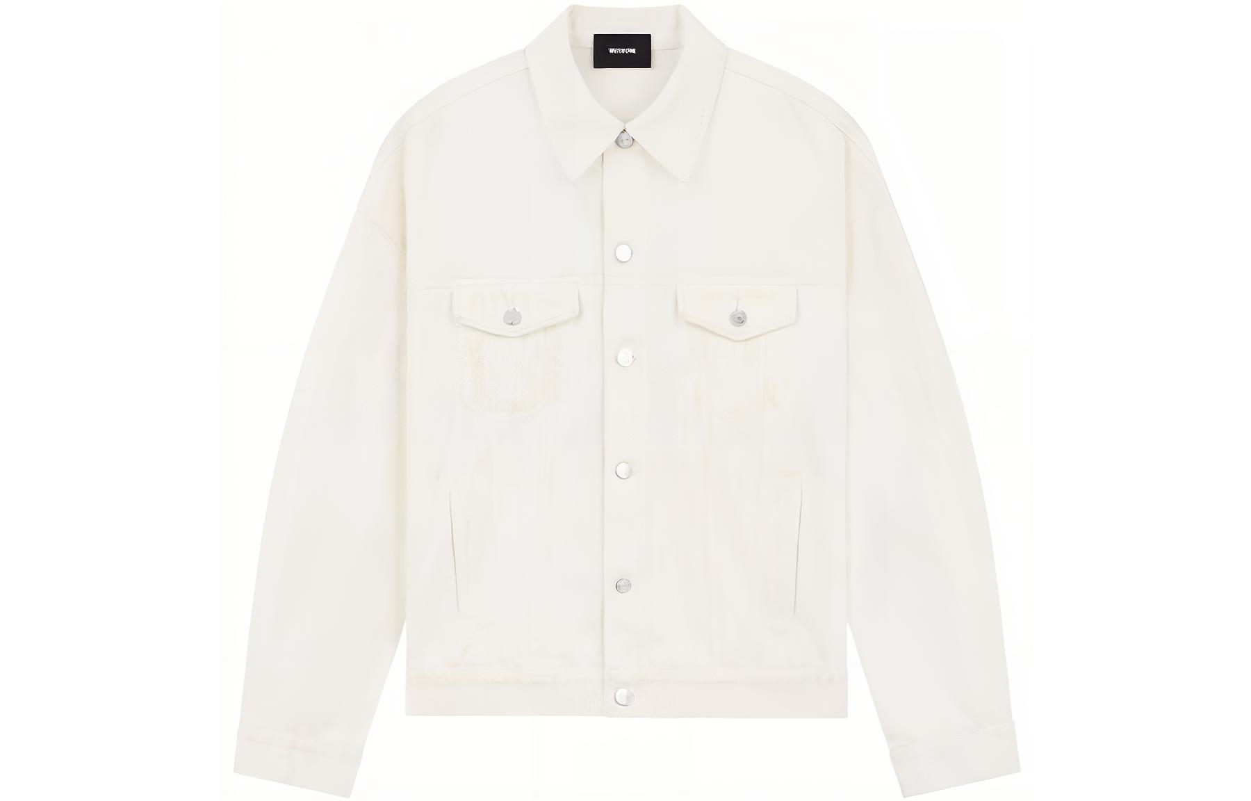 WE11DONE Джинсовая куртка унисекс белая, White
WE11DONE Джинсовая куртка унисекс белая, White