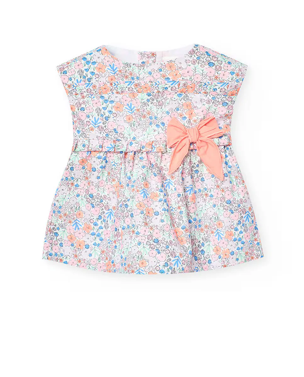 Платье для девочки из хлопка с цветочным принтом Boboli, многоцветный
Платье для девочки из хлопка с цветочным принтом Boboli, многоцветный