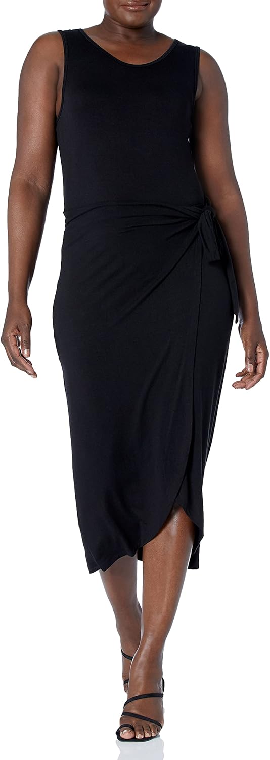 Женское платье-футляр миди Calvin Klein с юбкой-халатом, Black
Женское платье-футляр миди Calvin Klein с юбкой-халатом, Black