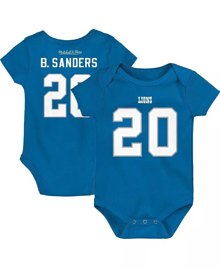 Боди для новорожденных и младенцев, мальчиков и девочек Barry Sanders Blue Detroit Lions в стиле ретро с именем и номером Mitchell & Ness
Боди для новорожденных и младенцев, мальчиков и девочек Barry Sanders Blue Detroit Lions в стиле ретро с именем и номером Mitchell & Ness