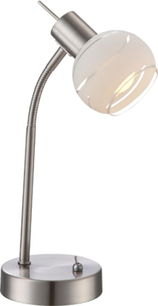 Настольная лампа Globo Lighting металл, матовый никель, сатиновое стекло, прозрачное, тумблер, флексопечать, ДхШхВ: 220х220х340мм, длина кабеля 1500мм, вкл. 1x светодиод E14 5Вт 230В, источник 400лм, выходная мощность 320лм, 3000К, серебро
Настольная лампа Globo Lighting металл, матовый никель, сатиновое стекло, прозрачное, тумблер, флексопечать, ДхШхВ: 220х220х340мм, длина кабеля 1500мм, вкл. 1x светодиод E14 5Вт 230В, источник 400лм, выходная мощность 320лм, 3000К, серебро