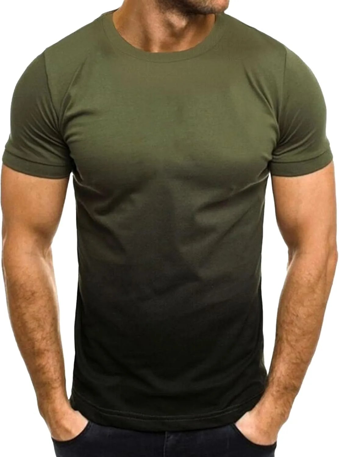 Мужская градиентная футболка Sporty Casual с круглым вырезом Maiyifu-GJ
Мужская градиентная футболка Sporty Casual с круглым вырезом Maiyifu-GJ