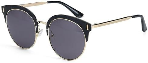 Классические поляризованные солнцезащитные очки в полуободковой оправе для женщин, очки для вождения, линзы TAC, модные солнцезащитные очки для мужчин и женщин в стиле ретро MTZJH, Black
Классические поляризованные солнцезащитные очки в полуободковой оправе для женщин, очки для вождения, линзы TAC, модные солнцезащитные очки для мужчин и женщин в стиле ретро MTZJH, Black