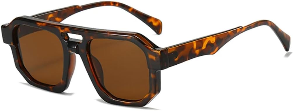 Женские солнцезащитные очки с двойной перемычкой и градиентным переходом цвета, модные очки с прозрачными линзами, мужские очки в стиле ретро-панк с защитой от УФ-излучения UV400 UUPTTPL, Leopard Tea
Женские солнцезащитные очки с двойной перемычкой и градиентным переходом цвета, модные очки с прозрачными линзами, мужские очки в стиле ретро-панк с защитой от УФ-излучения UV400 UUPTTPL, Leopard Tea