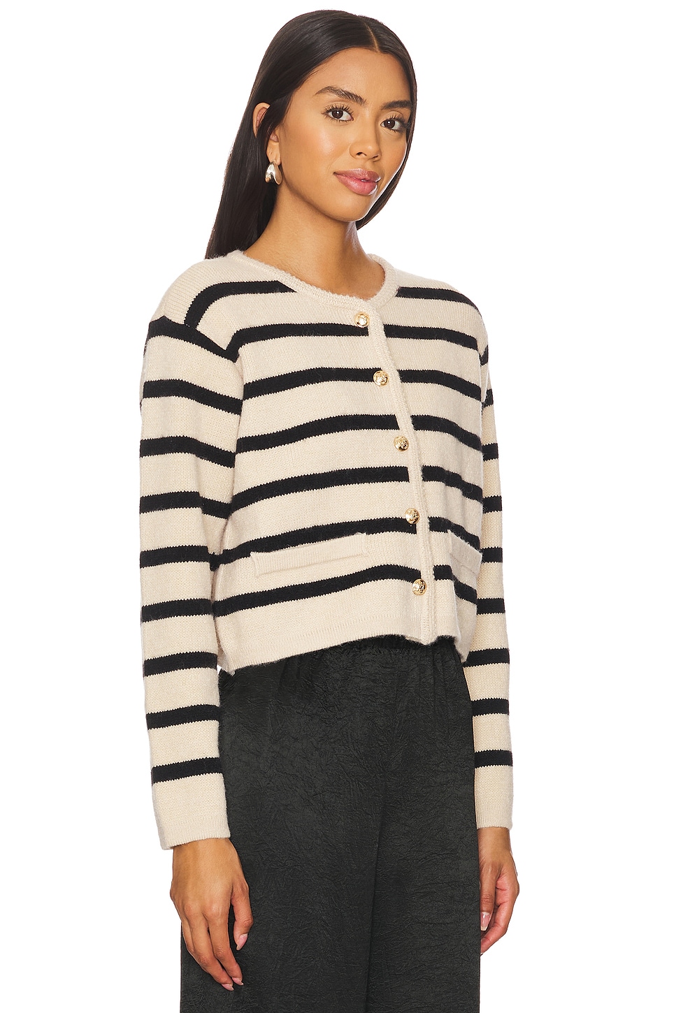 Кардиган в полоску benni Line & Dot, черный
Кардиган в полоску benni Line & Dot, черный