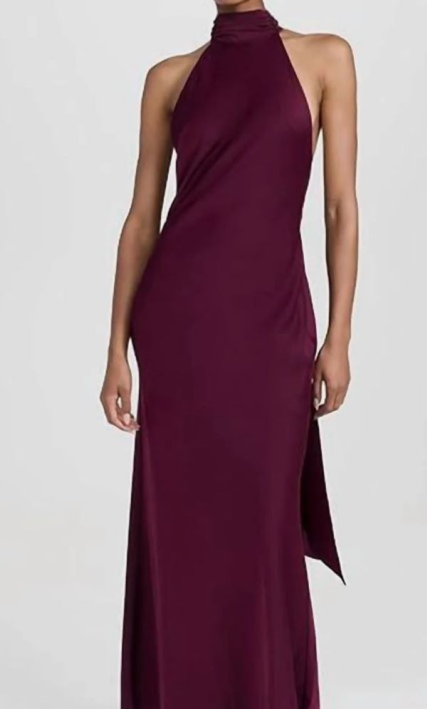 Платье Evianna в винном цвете Misha, Wine 
Платье Evianna в винном цвете Misha, Wine