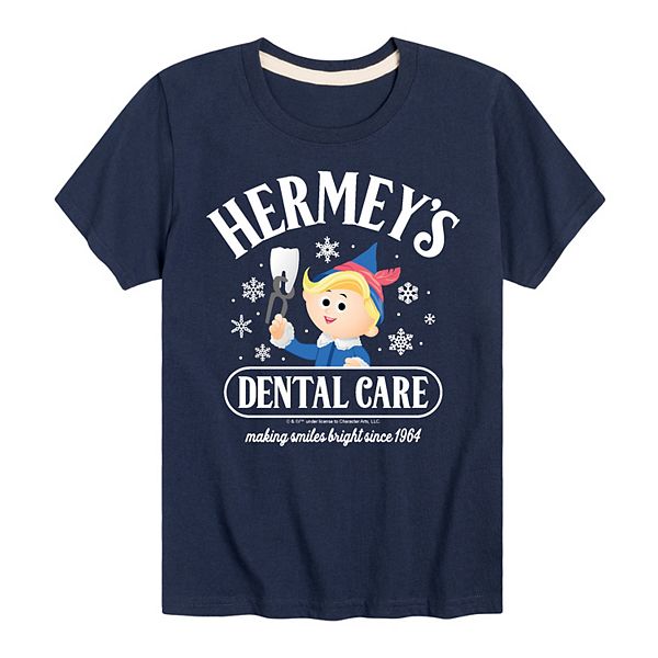 Футболка с принтом Hermey's Dental Care из мультфильма «Рудольф Красноносый» для мальчиков 8-20 Licensed Character, Navy
Футболка с принтом Hermey's Dental Care из мультфильма «Рудольф Красноносый» для мальчиков 8-20 Licensed Character, Navy
