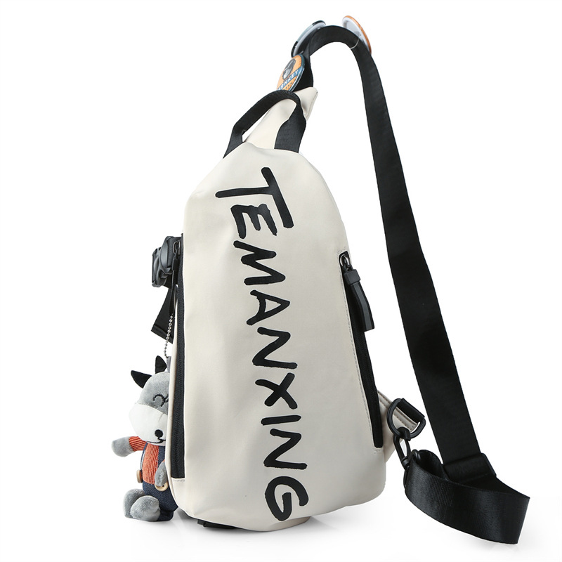 Techson Оксфордская слинг-сумка малая унисекс черно-белая, White with Charm
Techson Оксфордская слинг-сумка малая унисекс черно-белая, White with Charm