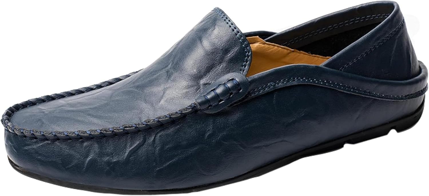 Мужские кожаные ручной работы мокасины OXCOWNIU, повседневная обувь, зимние теплые мокасины, легкие мужские туфли на плоской подошве, синий
Мужские кожаные ручной работы мокасины OXCOWNIU, повседневная обувь, зимние теплые мокасины, легкие мужские туфли на плоской подошве, синий