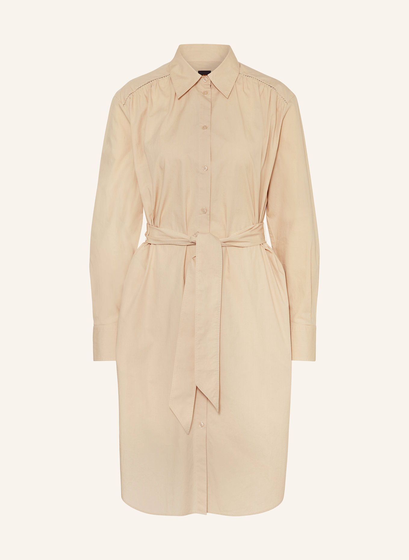 Элегантное платье-рубашка Boss, бежевый
Элегантное платье-рубашка Boss, бежевый