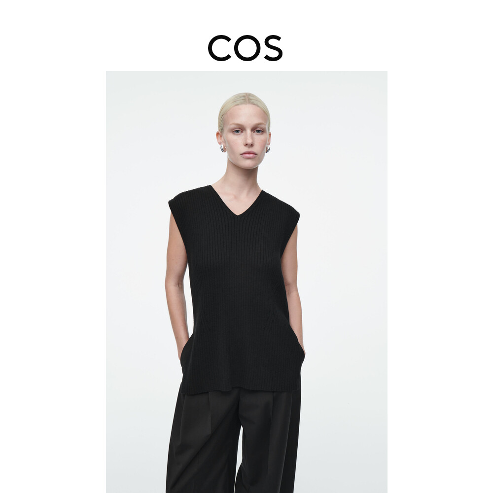 Женский жилет Cos с капюшоном из смесовой шерсти, черный
Женский жилет Cos с капюшоном из смесовой шерсти, черный