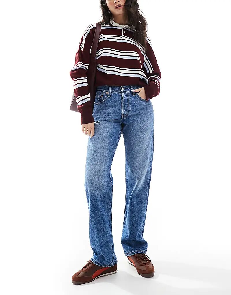 501 джинсы из легкого денима 90-х годов, средне-синего цвета Levi's
501 джинсы из легкого денима 90-х годов, средне-синего цвета Levi's