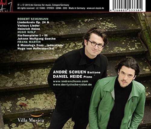 CD диск Schumann / Wolf / Martin / Schuen / Heide: Schumann: Wolf & Martin: Lieder
CD диск Schumann / Wolf / Martin / Schuen / Heide: Schumann: Wolf & Martin: Lieder