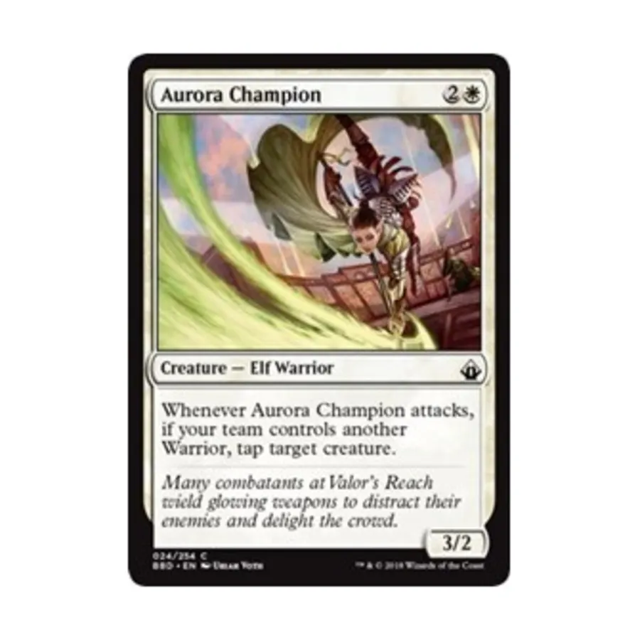 CCG Чемпион Авроры (C) (Рольга), MTG - Battlebond
CCG Чемпион Авроры (C) (Рольга), MTG - Battlebond