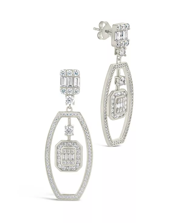 Серьги-Подвески Kendall с кубическим цирконием Sterling Forever, silver
Серьги-Подвески Kendall с кубическим цирконием Sterling Forever, silver