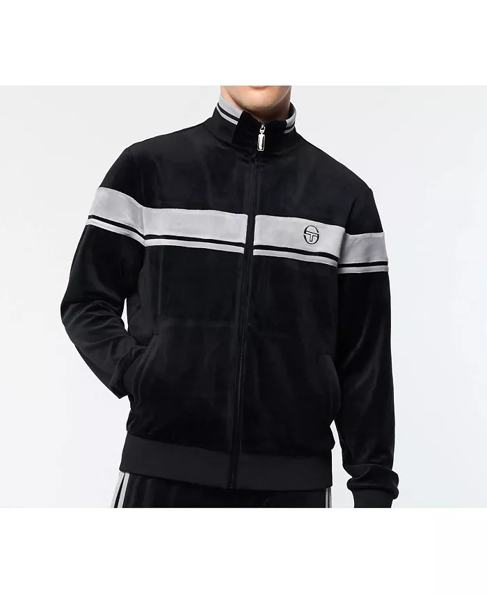 Большая и высокая куртка Damarindo Velour Track Sergio Tacchini, черный
Большая и высокая куртка Damarindo Velour Track Sergio Tacchini, черный