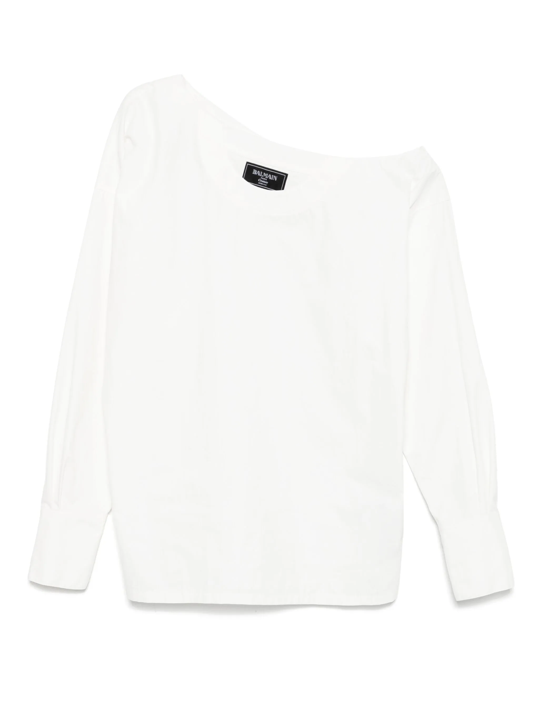 Платье с открытым вырезом Balmain, белый
Платье с открытым вырезом Balmain, белый