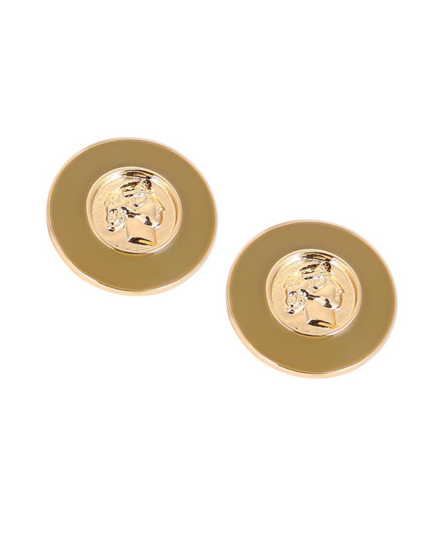 Женские серьги-гвоздики с эмалированными монетами - Калифорнийское золото SOHI, Gold
Женские серьги-гвоздики с эмалированными монетами - Калифорнийское золото SOHI, Gold