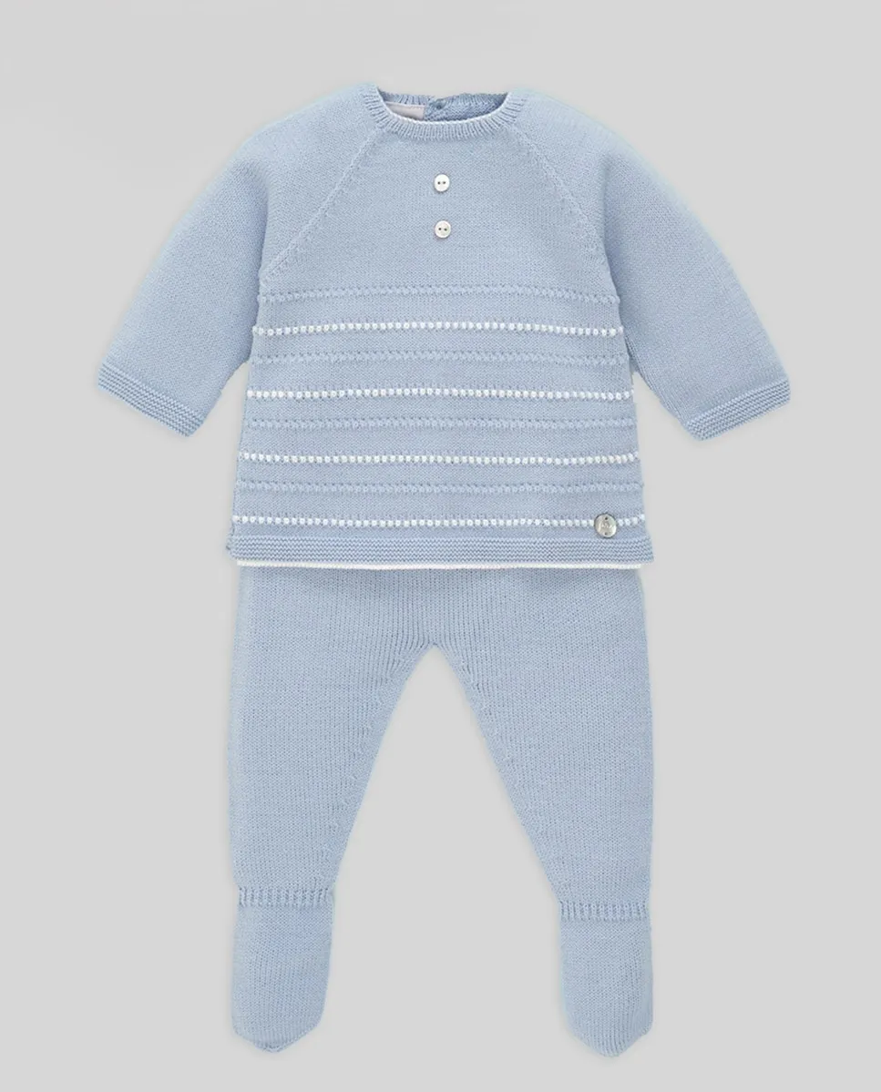 Комплект для новорожденного из хлопка и кашемира, коллекция «Подарок» PAZ Rodríguez, светло-голубой
Комплект для новорожденного из хлопка и кашемира, коллекция «Подарок» PAZ Rodríguez, светло-голубой