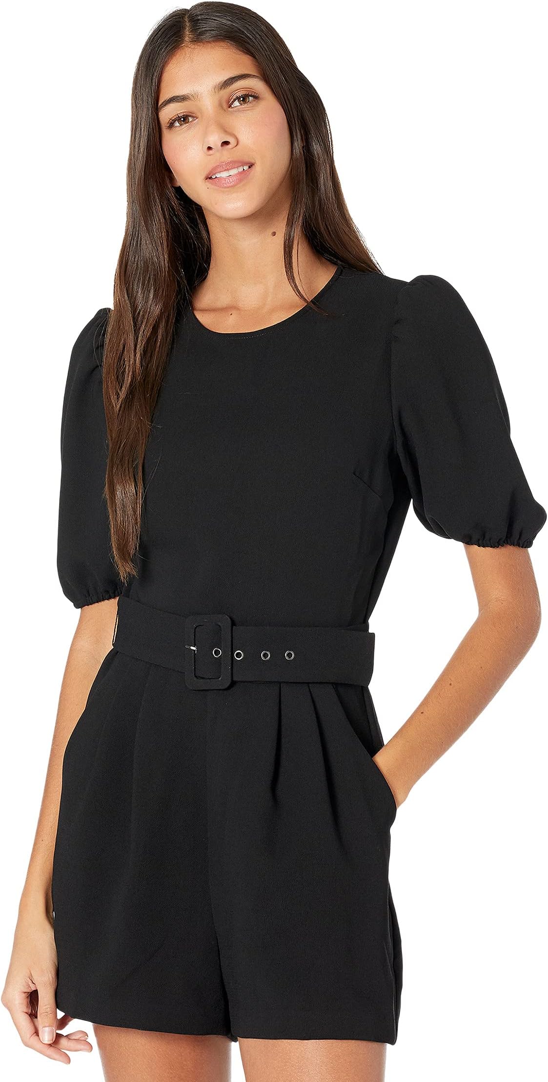 Комбинезон BCBGeneration Puff Sleeve Belted Woven Romper TGT01D04, черный
Комбинезон BCBGeneration Puff Sleeve Belted Woven Romper TGT01D04, черный