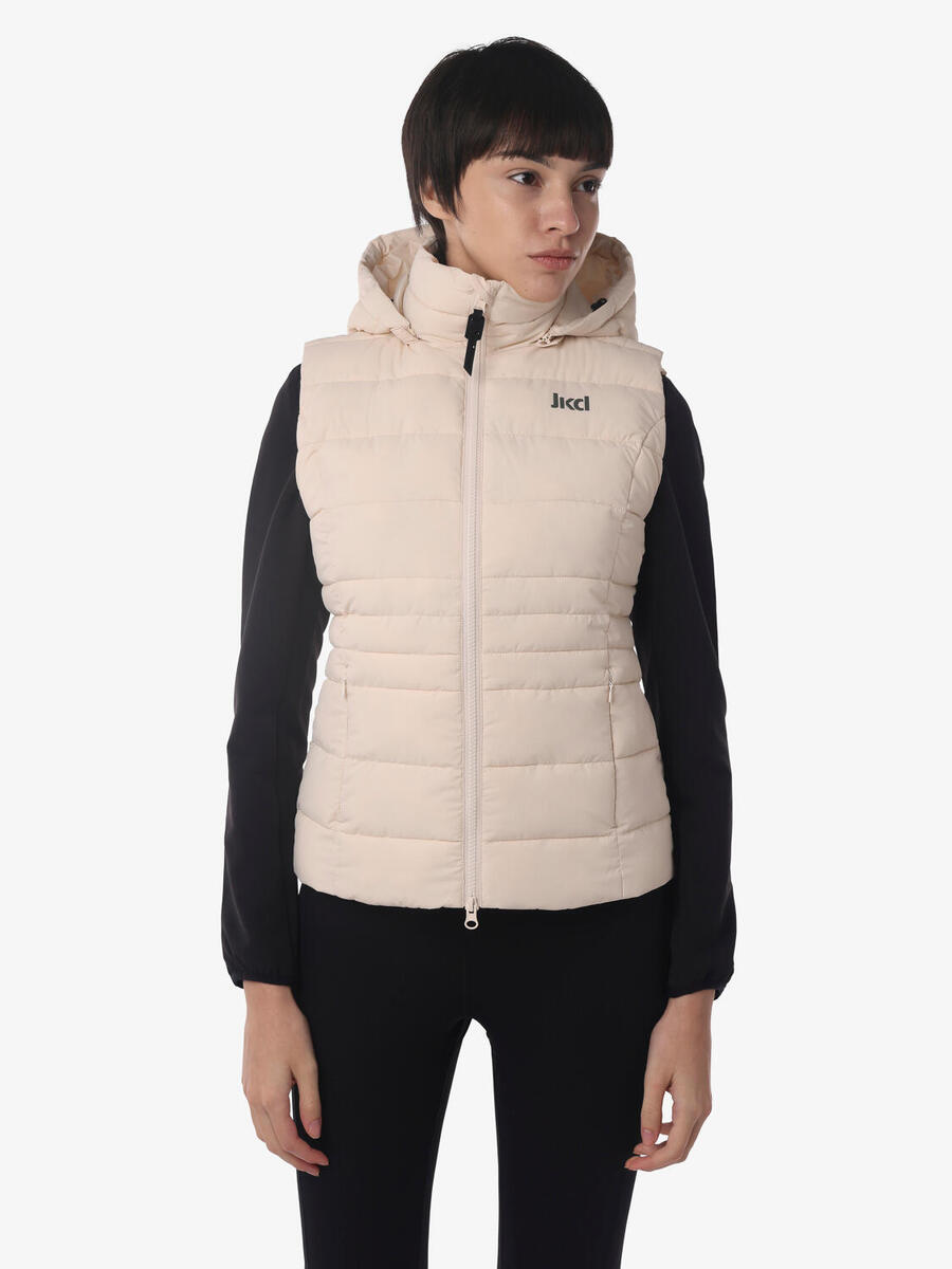 JAKED Женская куртка кремового цвета из синтетического материала для фитнеса
JAKED Женская куртка кремового цвета из синтетического материала для фитнеса