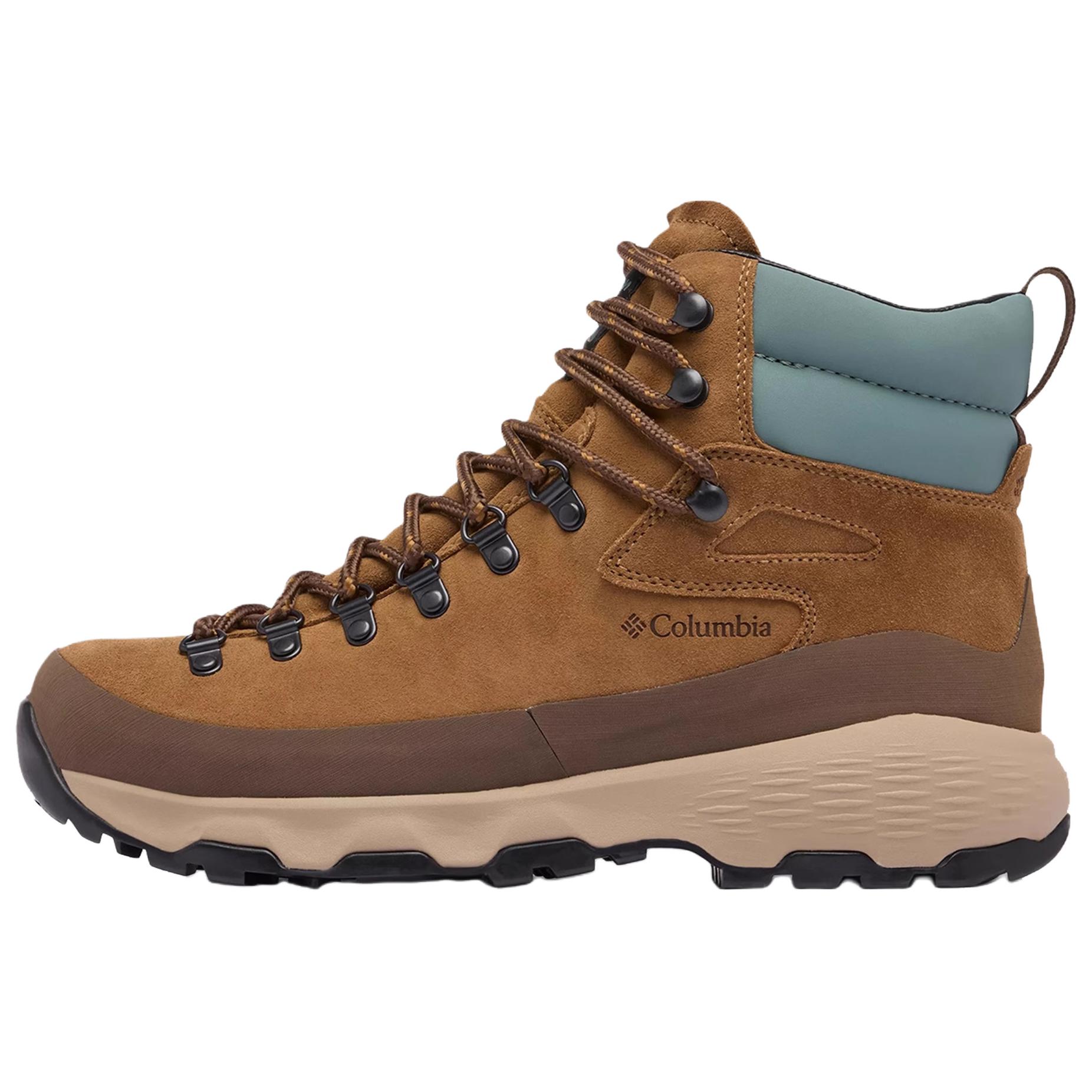 Columbia Нескользящие водонепроницаемые альпинистские походные ботинки средней высоты, мужские коричневые 
Columbia Нескользящие водонепроницаемые альпинистские походные ботинки средней высоты, мужские коричневые