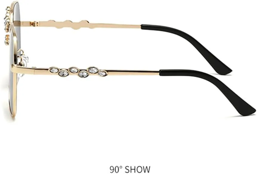 Женские солнцезащитные очки в металлической оправе с защитой от УФ-излучения, бриллиантовой инкрустацией и двойным лучом для уличной фотосъемки HCPIHF, Powder Coffee
Женские солнцезащитные очки в металлической оправе с защитой от УФ-излучения, бриллиантовой инкрустацией и двойным лучом для уличной фотосъемки HCPIHF, Powder Coffee