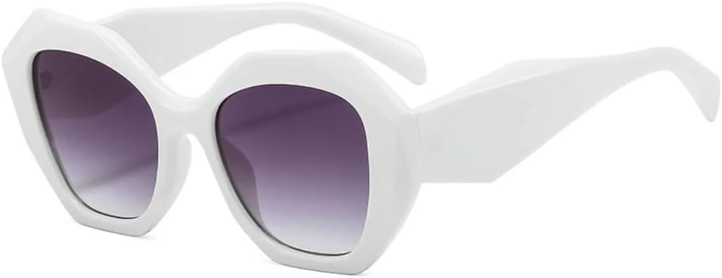 Ретро-солнцезащитные очки большого размера неправильной формы для женщин, модные очки-гелевые очки, солнцезащитные очки с градиентной защитой от УФ-излучения для мужчин UUPTTPL, White Gray Gradient
Ретро-солнцезащитные очки большого размера неправильной формы для женщин, модные очки-гелевые очки, солнцезащитные очки с градиентной защитой от УФ-излучения для мужчин UUPTTPL, White Gray Gradient