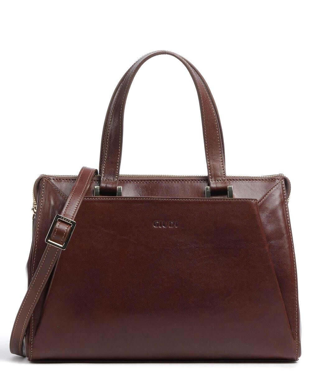 Сумочка Crown из мелкозернистой яловой кожи Giudi, коричневый
Сумочка Crown из мелкозернистой яловой кожи Giudi, коричневый