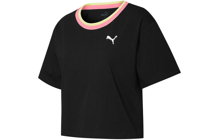 Женский укороченный топ Puma, цвет Black
Женский укороченный топ Puma, цвет Black