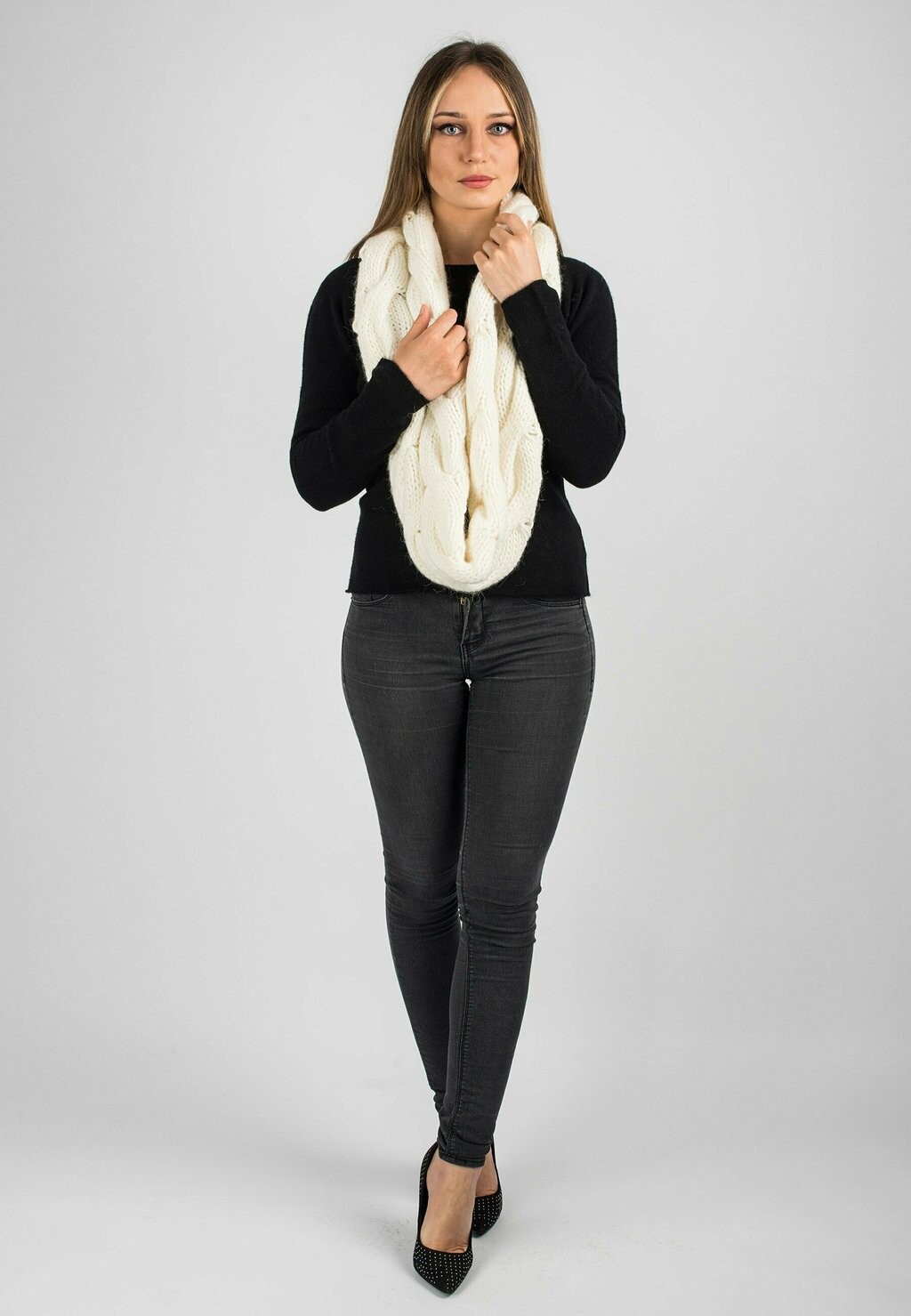 Снуд Dalle Piane Cashmere, белый
Снуд Dalle Piane Cashmere, белый