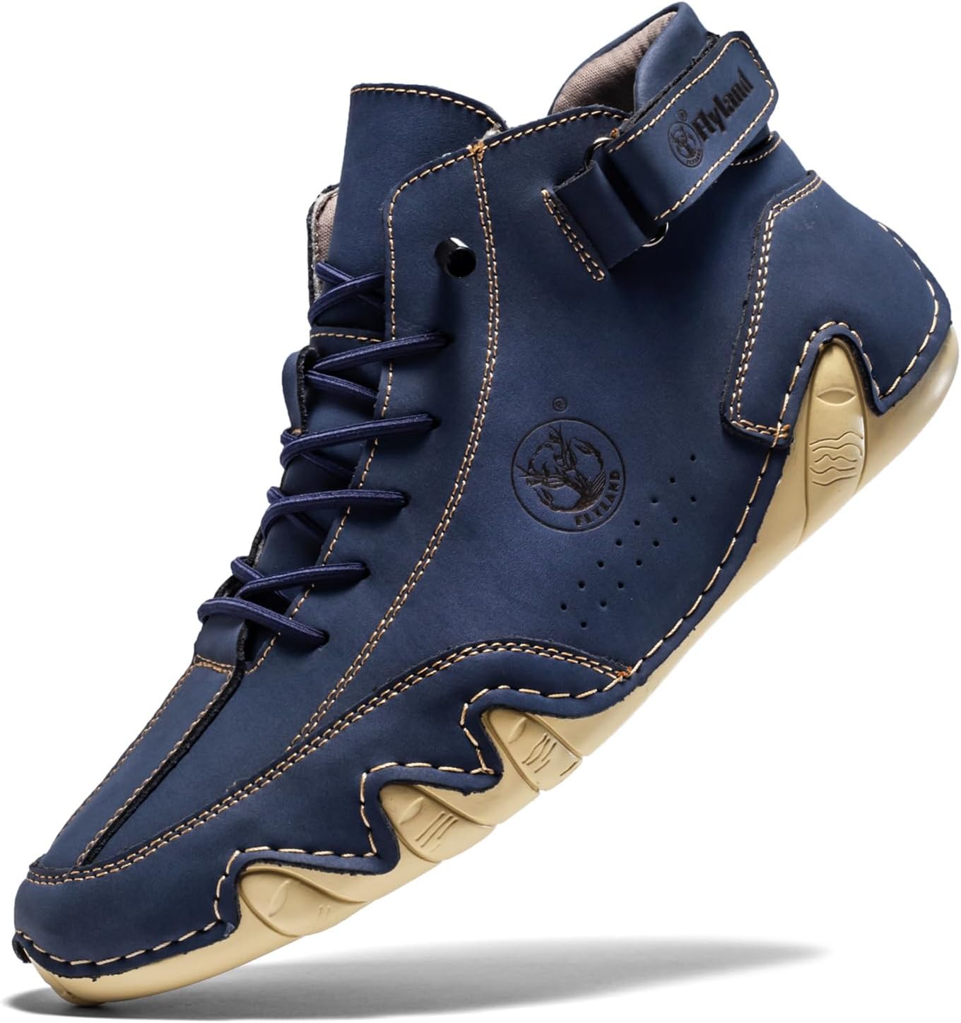 Мужские повседневные кожаные кроссовки FLYLAND, ботинки Чукка на щиколотку, слипоны, легкие лоферы для ходьбы и вождения, синий
Мужские повседневные кожаные кроссовки FLYLAND, ботинки Чукка на щиколотку, слипоны, легкие лоферы для ходьбы и вождения, синий