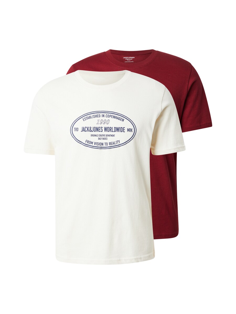 Футболка JACK & JONES JACK & JONES JORYORK, Dark red/Wool white
Футболка JACK & JONES JACK & JONES JORYORK, Dark red/Wool white