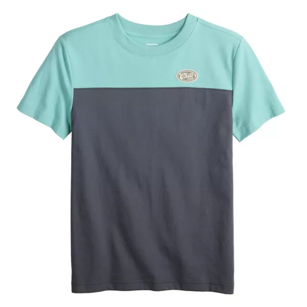 Мальчиковая повседневная футболка с цветными блоками 8-20 лет, обычная и свободная Sonoma Goods For Life, цвет teal gray
Мальчиковая повседневная футболка с цветными блоками 8-20 лет, обычная и свободная Sonoma Goods For Life, цвет teal gray