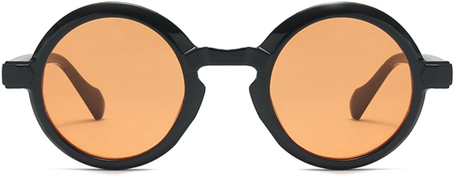 Ретро маленькие круглые солнцезащитные очки для женщин, модные сине-зеленые линзы, защита от УФ-излучения UV400, модные панк-солнцезащитные очки для мужчин mincl, Black Orange
Ретро маленькие круглые солнцезащитные очки для женщин, модные сине-зеленые линзы, защита от УФ-излучения UV400, модные панк-солнцезащитные очки для мужчин mincl, Black Orange