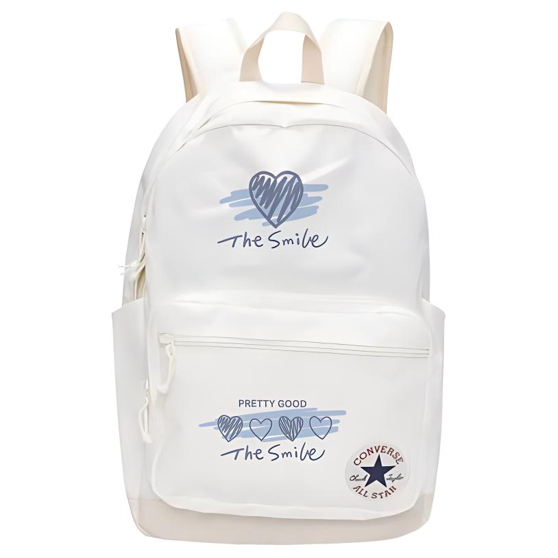 Converse Полиэстеровый рюкзак обычный унисекс белый, Smile Youth
Converse Полиэстеровый рюкзак обычный унисекс белый, Smile Youth
