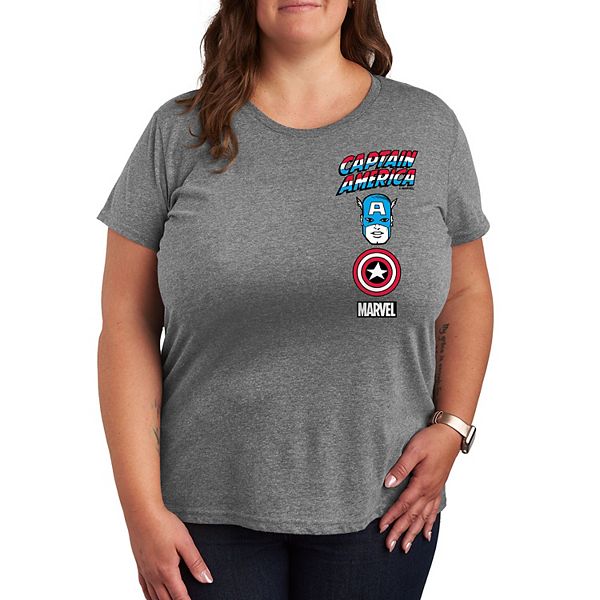 Футболка с принтом Captain America Icons Plus size Marvel
Футболка с принтом Captain America Icons Plus size Marvel