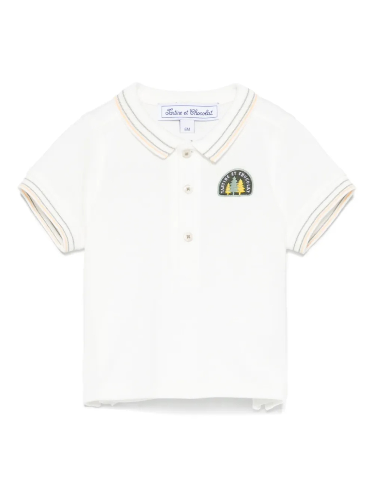 Футболка-поло с нашивкой-логотипом Tartine Et Chocolat, белый
Футболка-поло с нашивкой-логотипом Tartine Et Chocolat, белый