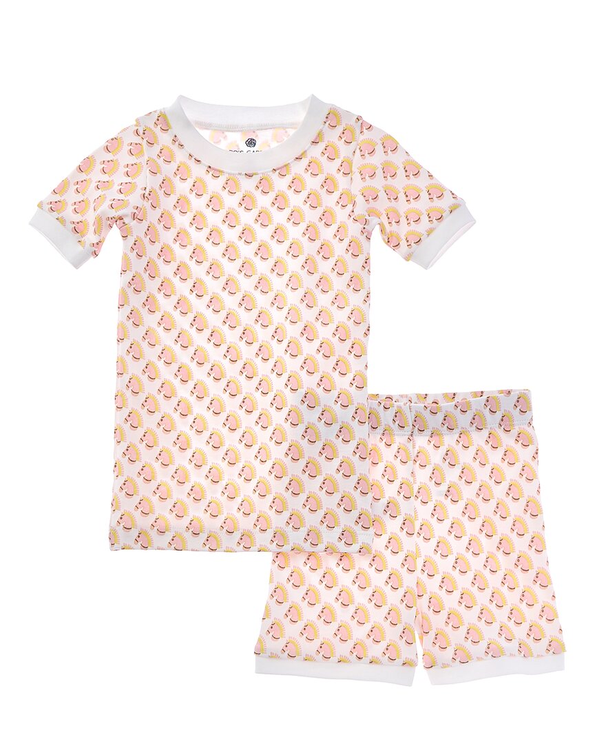 Короткий пижамный комплект «Садовые лошади» от Ro's Ro's Garden, розовый
Короткий пижамный комплект «Садовые лошади» от Ro's Ro's Garden, розовый