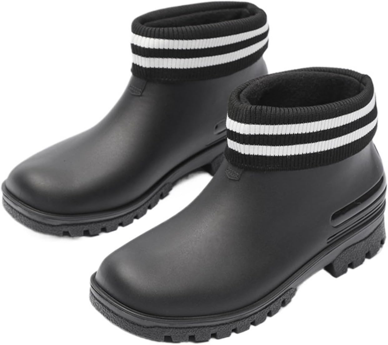 Непромокаемые резиновые ботинки Azttoztto унисекс с противоскользящей подошвой для мужчин и женщин, низкие водонепроницаемые кухонные сапоги с толстой подошвой, комфорт на все сезоны (обычные и с флисовой подкладкой), черный
Непромокаемые резиновые ботинки Azttoztto унисекс с противоскользящей подошвой для мужчин и женщин, низкие водонепроницаемые кухонные сапоги с толстой подошвой, комфорт на все сезоны (обычные и с флисовой подкладкой), черный