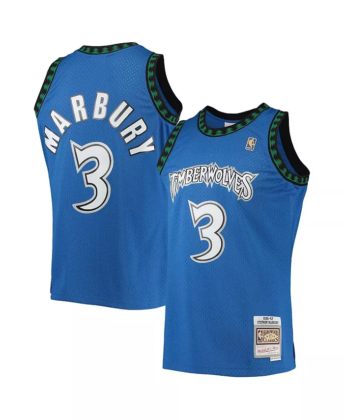 Мужская майка Stephon Marbury Blue Minnesota Timberwolves 1996-97 Hardwood Classics Swingman Mitchell & Ness
Мужская майка Stephon Marbury Blue Minnesota Timberwolves 1996-97 Hardwood Classics Swingman Mitchell & Ness